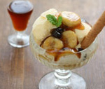 アイスクリームをもっとおいしく！“バナナとラムレーズンのはちみつマリナード” イメージ